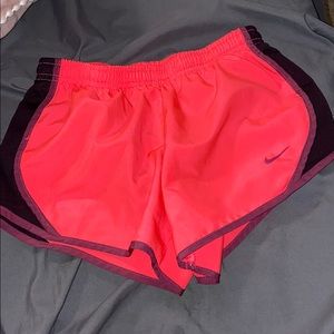 Girls Nike running shorts size small